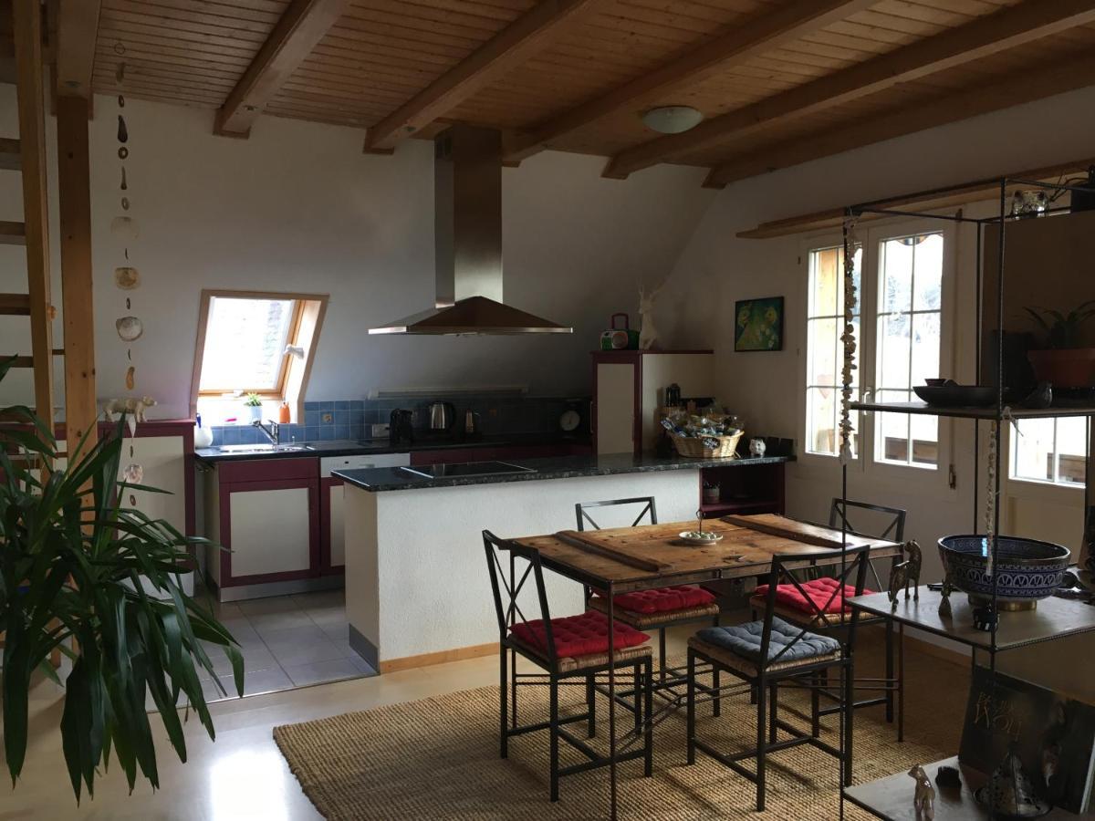 3,5 Zimmerferienwohnung Schwalbenaescht Rueeggisberg Rüeggisberg Exterior foto