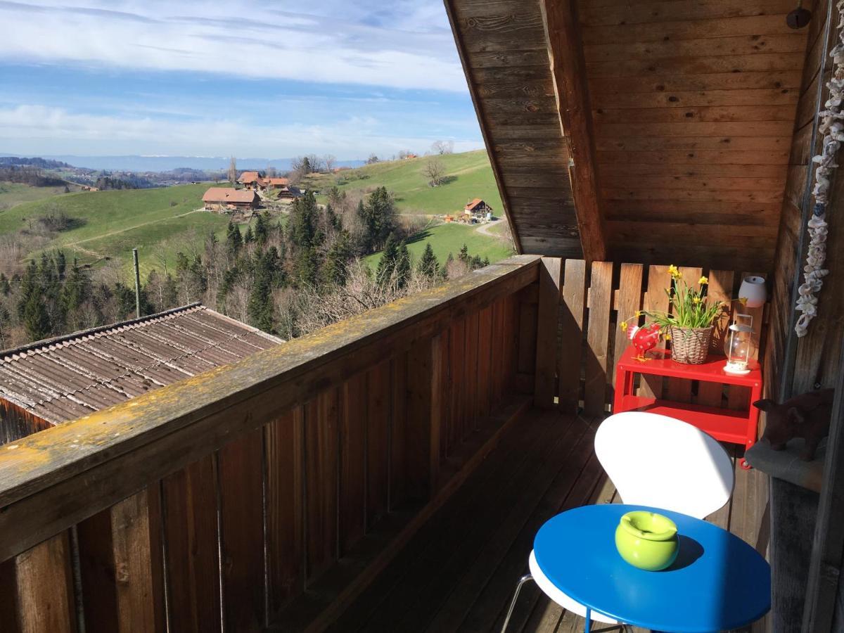 3,5 Zimmerferienwohnung Schwalbenaescht Rueeggisberg Rüeggisberg Exterior foto